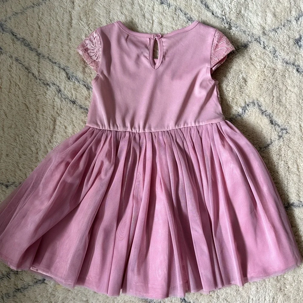 Nannette Pink Smocked A-Line Dress for Wedding Guest